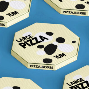 custom pizza boxes design image.