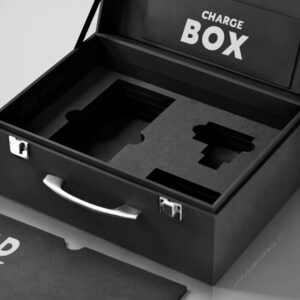 Custom printed rigid box by Ensquare Packages.