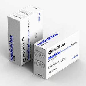 Custom medicine packaging boxes designed by Ensquare Packages.