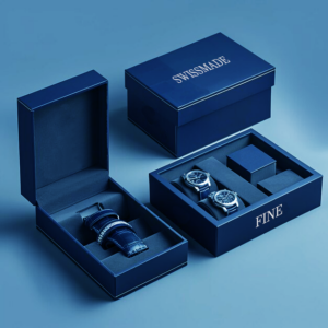 Custom watch boxes designed by Ensquare Packages.