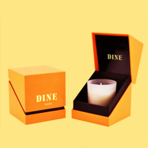 Custom candle boxes packaging design by Ensquare Packages.